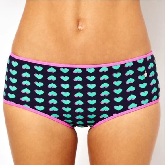 Marc By Marc Jacobs Reversible Heart Bikini Bottoms - Picture 1 of 3